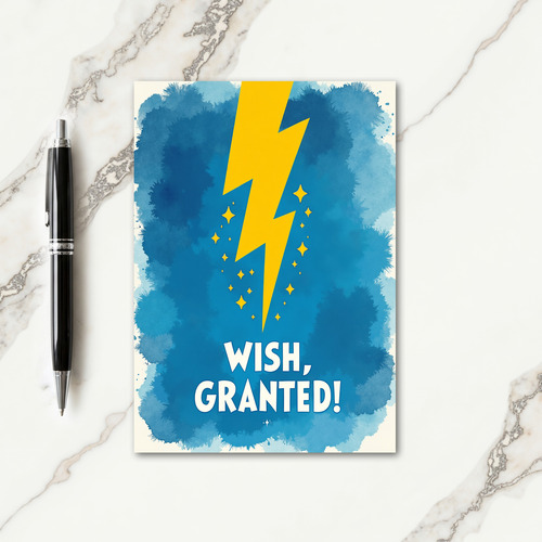 Energy Blast Birthday Card