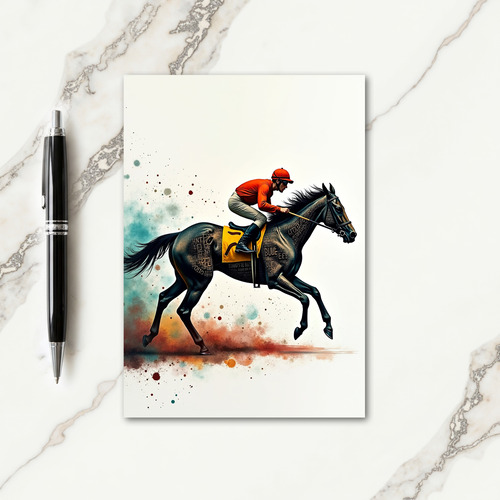 Equestrian Sweet Fathers Day Card