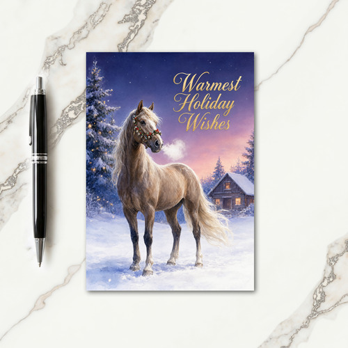 Equestrian Themed Christmas Greeting Cards