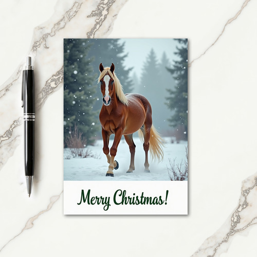 Equine Grace Christmas Card