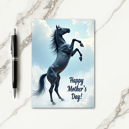 Equine Mothers Day Greeting Card
