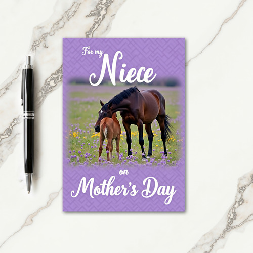 Equine Sweet Mothers Day Card