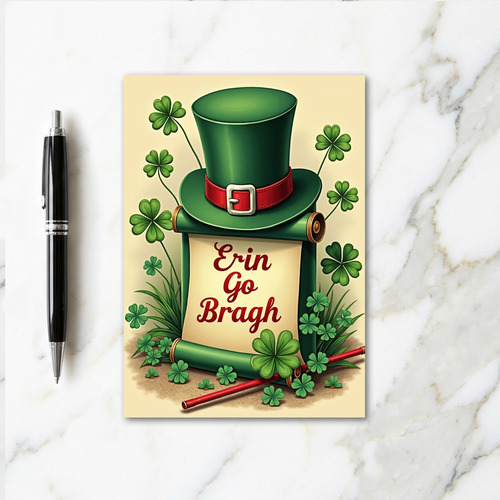 Erin Go Bragh St Patricks Day Card
