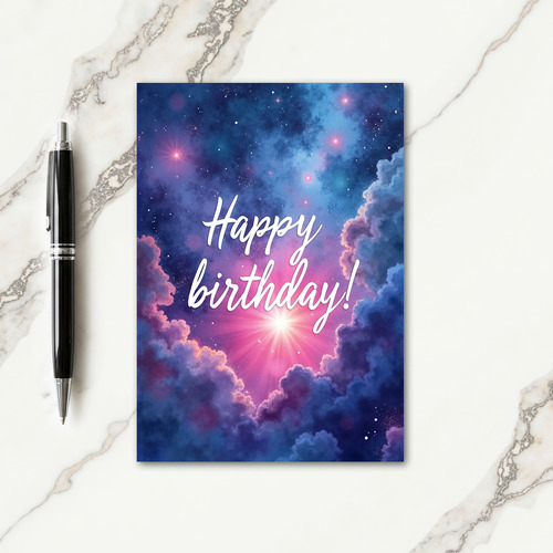 Ethereal Birthday Card