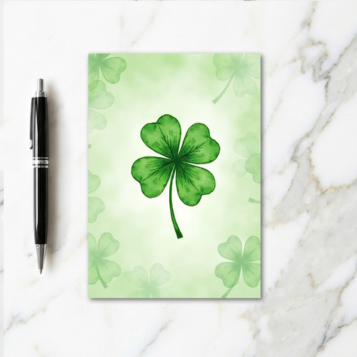 Ethereal Clover Fortune Card