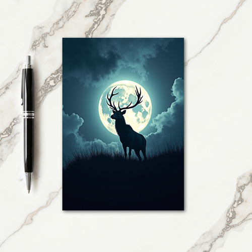 Ethereal Deer Christmas Card