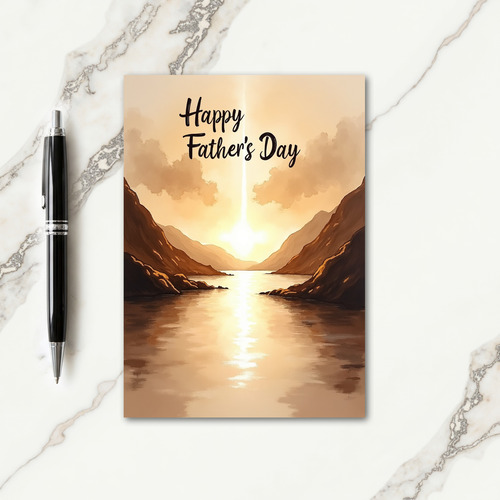 Ethereal Fathers Day Vista Card