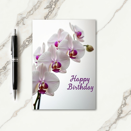 Ethereal Floral Birthday Card
