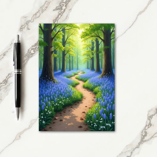 Ethereal Floral Path Card