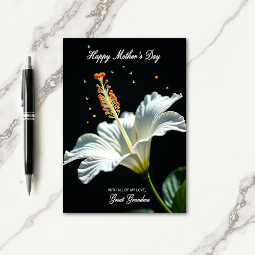 Ethereal Mothers Day Flower Card