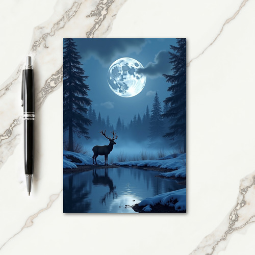 Ethereal Night Christmas Card thumbnail