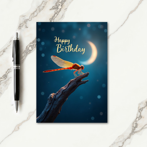 Ethereal Wing Birthday Card