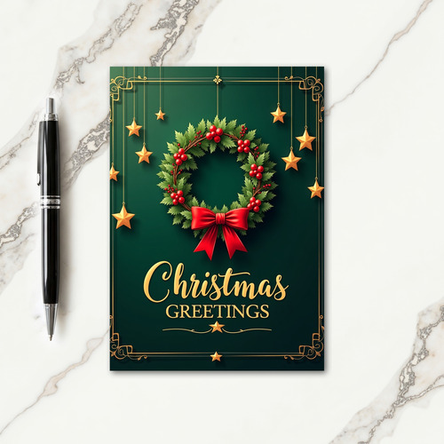 Evergreen Berry Christmas Card