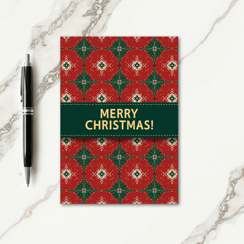 Evergreen Golden Greeting Card