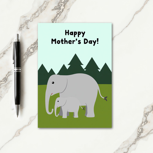 Evergreen Mother Love Card