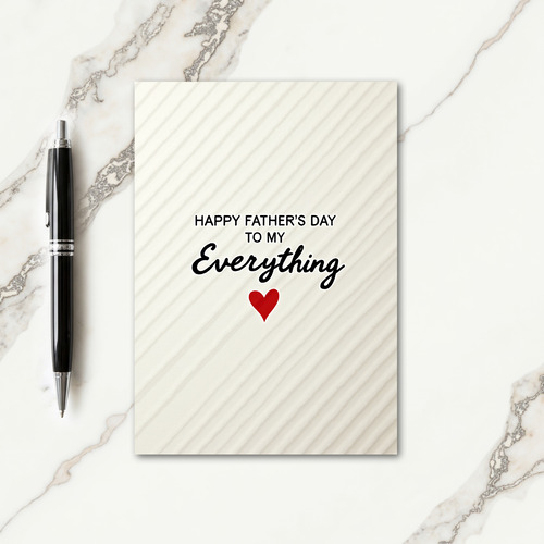 Everything Fathers Day Script Card