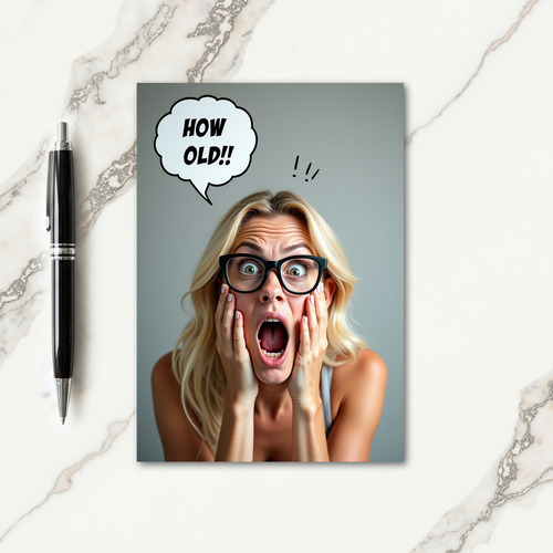 Exaggerated Birthday Card