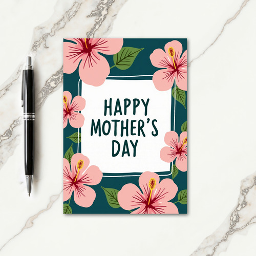 Exotic Bloom Mothers Day Card