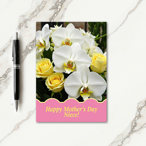 Exotic Blooms Mothers Day Card