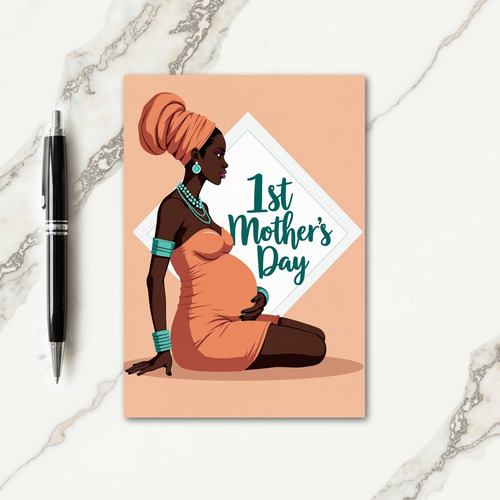 Expecting First Mothers Day Card