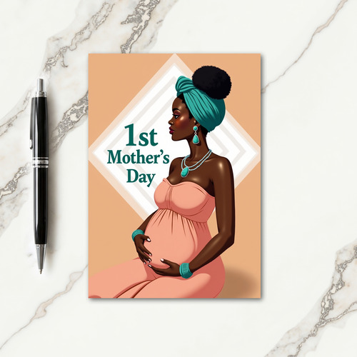 Expecting Mothers Day Art Card