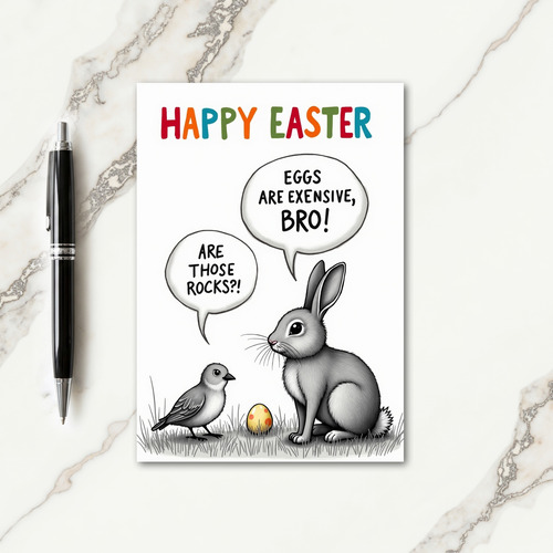 Expensive Egg Easter Card