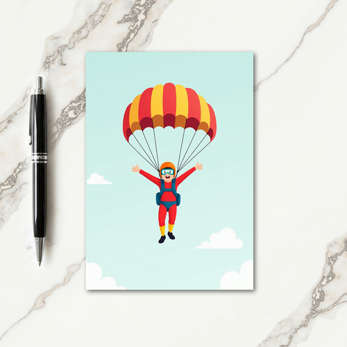 Exuberant Flight Birthday Card