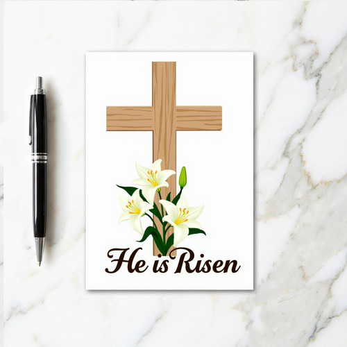 Faithful Lilies Blessing Card