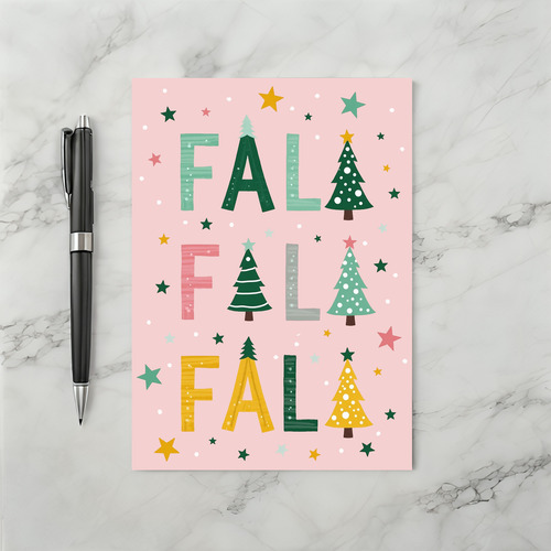 Falala Xmas Tree Card