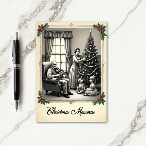 Family Christmas Warmth Card thumbnail