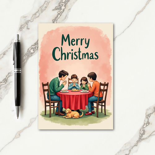 Family Grace Christmas Card