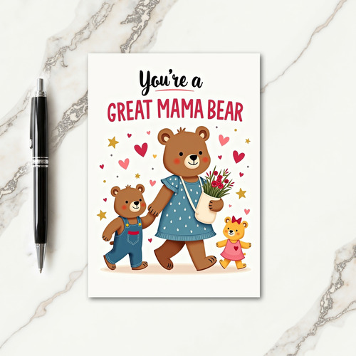 Family Love Celebration Card