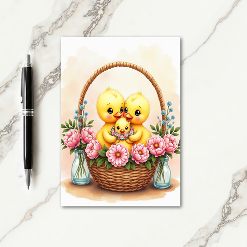 Family Love Fowl Friends Card