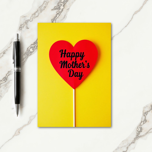 Family Love Heart Card