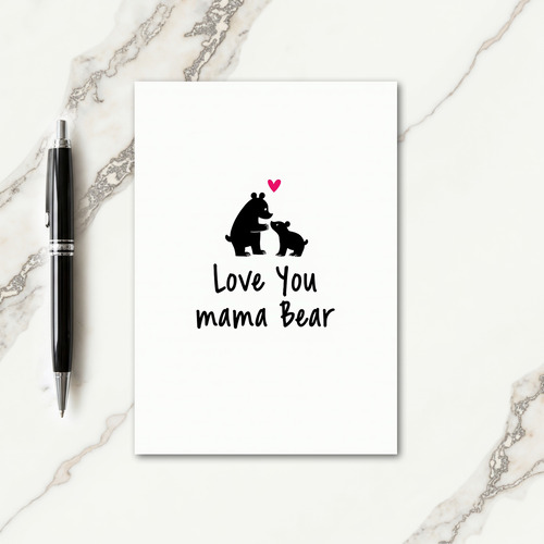 Family Love Simple Art Card
