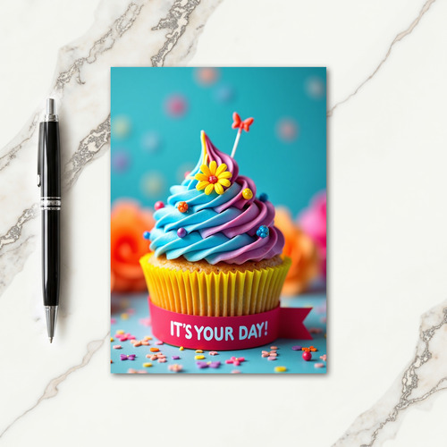 Fancy Cupcake Birthday Card