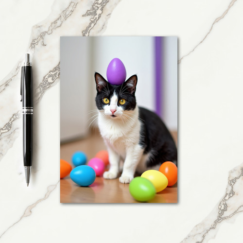 Fancy Feline Greetings Card