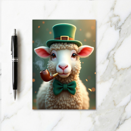 Fancy Sheep Greetings Card