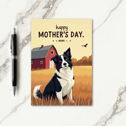 Farmhouse Mothers Day Scene Card