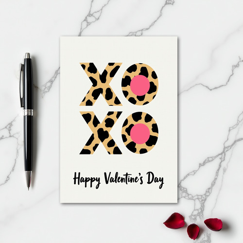 Fashion Xoxo Valentines Day Card