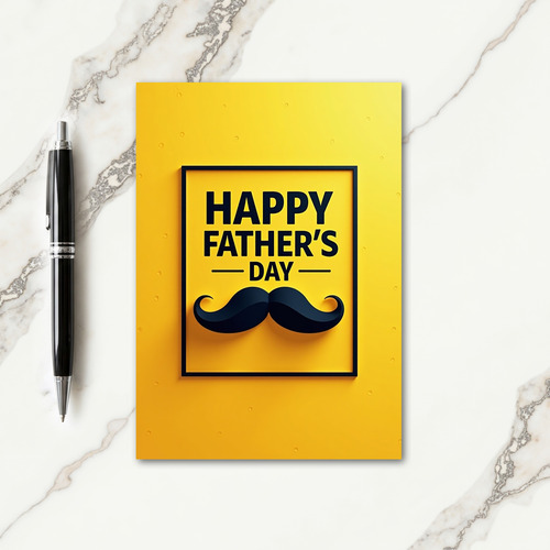 Fathers Day Bold Graphic Card