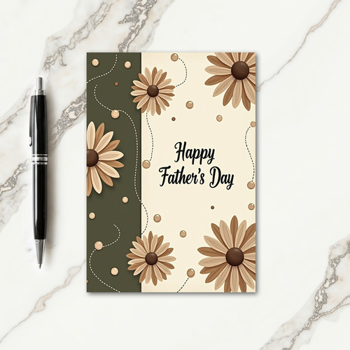 Fathers Day Bouquet Card