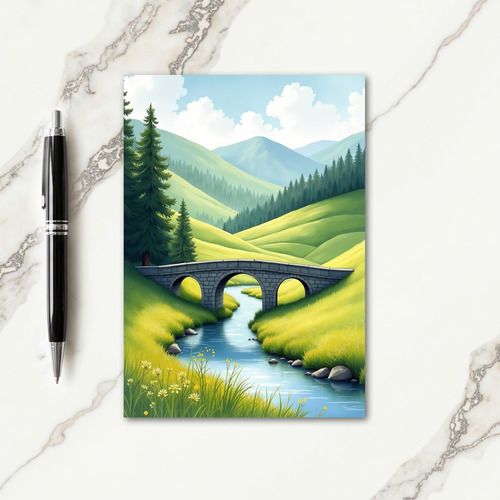 Fathers Day Bridge Vista Card