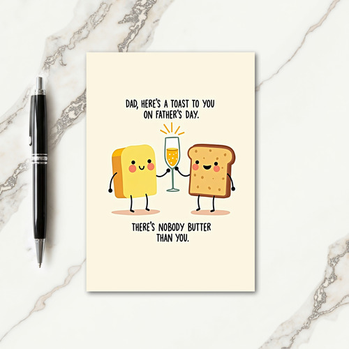 Fathers Day Cheers Graphic Card