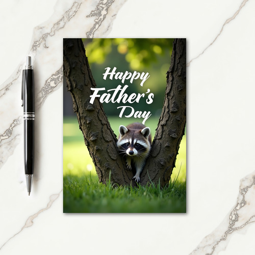Fathers Day Forest Creature Card