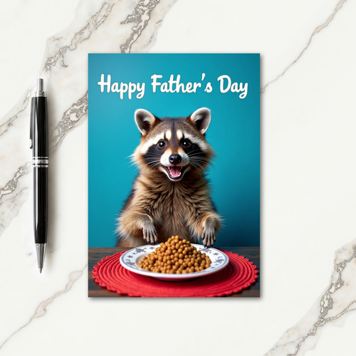 Fathers Day Furry Friend Card