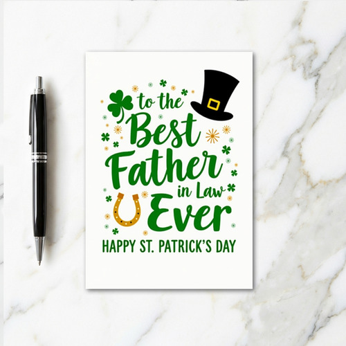 Fathers Day Lucky St Patricks Card