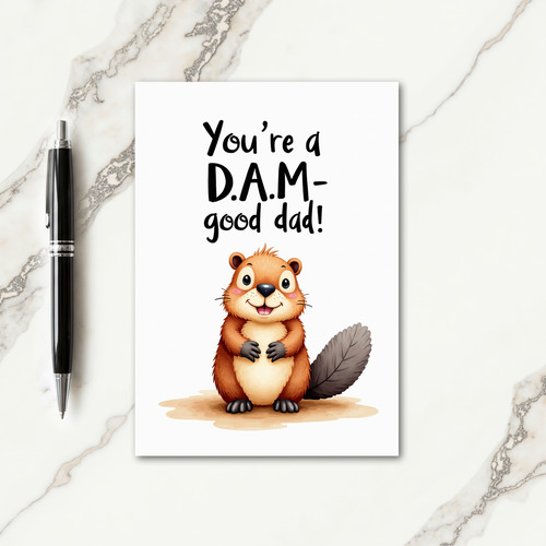 Fathers Day Rodent Friend Card