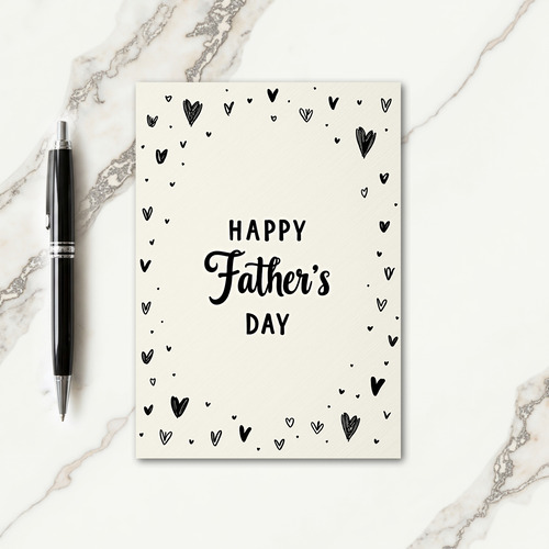 Fathers Day Sketch Art Card