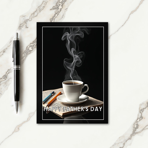 Fathers Day Still Life Brew Card